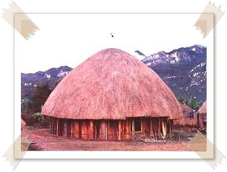 Gambar Mewarnai Rumah Adat Papua - XX Rumah